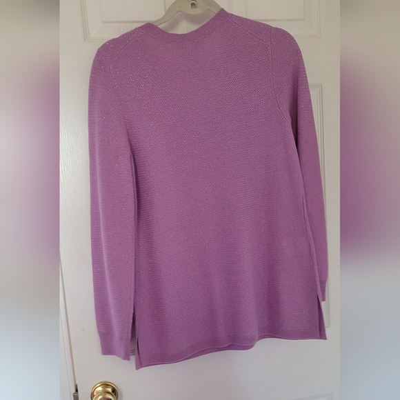 Tommy Bahama wool cashmere blend sweater with light metallic size M - Picture 3 of 8